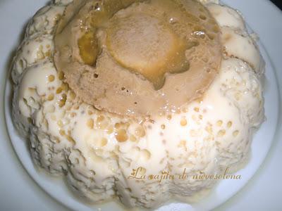 Flan de huevo y café