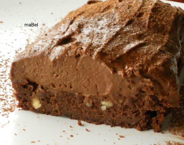 Mousse de chocolate por dos