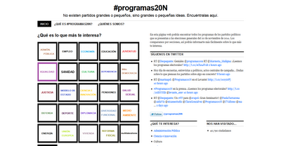 programas electorales 20n, tema elecciones, elecciones 20n