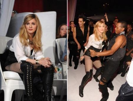 Madonna baila con el ganador del Smirnoff Nightlife Exchange Proyect, Lil Buck