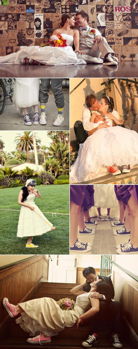 Tuesday Shoesday #4. Novias con Converse/Brides wearing Converse