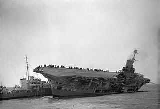 El hundimiento del portaaviones HMS Ark Royal - 14/11/1941.
