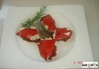 Pimientos del piquillo rellenos de bacalao