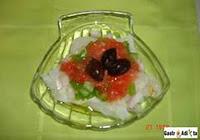 Esqueixada de bacalao