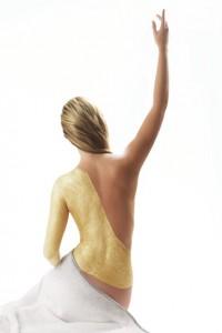 Tratamientos de belleza con oro