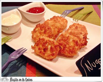 Nuggets caseros de pollo