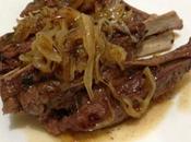 Chuletas cordero encebolladas