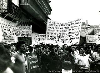 Protestas en 1977