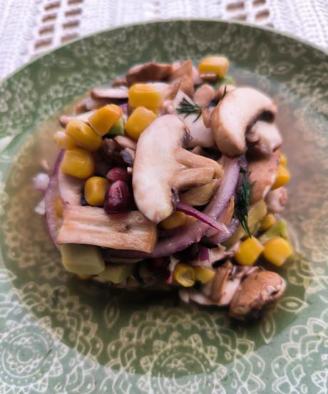 Ceviche de champiñones