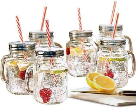 Sorprende a tus invitados con estas 6 increíbles ideas para usar Mason Jars en tu Baby Shower Mason Jar para Baby Shower