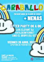 Concierto de Caraballo y Nenas en Café la Palma