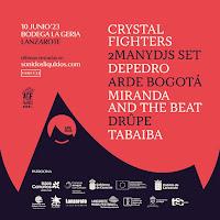 Cartel 10 de Junio 2023 en Sónidos Líquidos