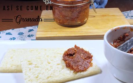 Sobrasada de tomate seco y almendras