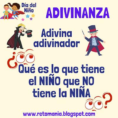 Desafío matemático, Reto matemático, Problema matemático, Día del Niño, Día Internacional del Niño, Pasatiempos, Juegos para niños, Adivinanzas, Acertijos, Retos visuales, Retos virales