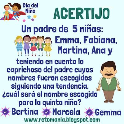 Desafío matemático, Reto matemático, Problema matemático, Día del Niño, Día Internacional del Niño, Pasatiempos, Juegos para niños, Acertijos, Acertijos matemáticos, Acertijos con solución, Retos visuales, Retos virales