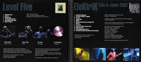 King Crimson - Happy With What You Have To Be Happy With - Level Five - Elektrik (Live In Japan, 2003) (2021) King Crimson - Happy With What You Have To Be Happy With - Level Five - Elektrik (Live In Japan, 2003) (2021)