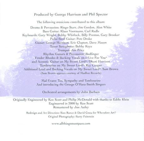 George Harrison - All Things Must Pass (1970) George Harrison - All Things Must Pass (1970)