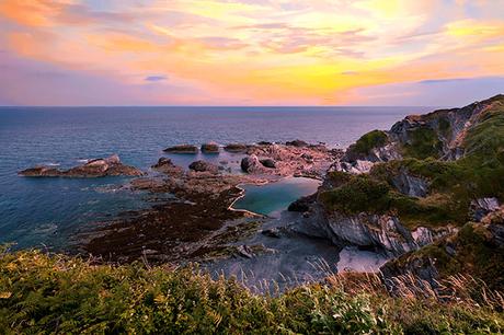 Piscinas oceánicas: Tunnel Beaches, Devon, Inglaterra