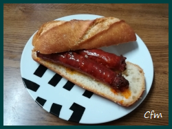 Bocadillo de txistorra