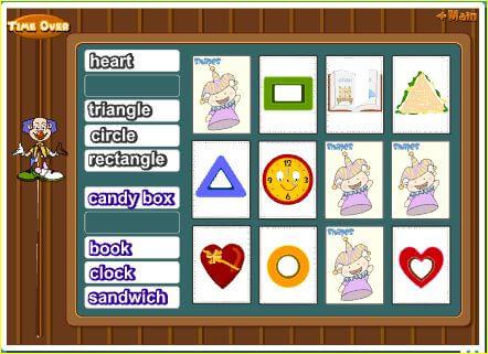 Shapes, 2 juegos para aprender las figuras en inglés Shapes, 2 juegos para aprender las figuras en inglés