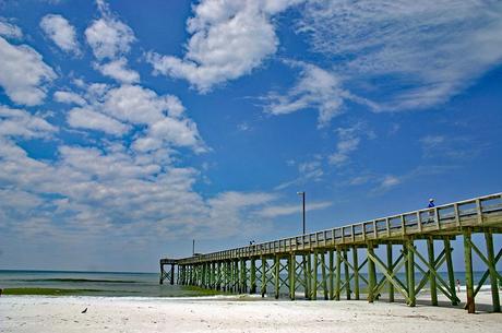 Muelle en St. Andrews State Park, Florida
