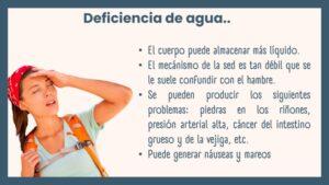 Como saber si estas bien hidratada para Controlar Peso