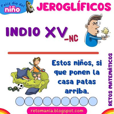 Acertijos, Acertijos con solución, Desafíos matemáticos, Retos matemáticos, Problemas matemáticos, Retos de lógica, Retos visuales, Retos virales, Retos mentales, Jeroglíficos, Jeroglíficos con solución, Niño, Día del Niño, Día Internacional del Niño,  Jeroglíficos escolares, Jeroglíficos para niños