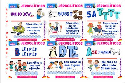 Acertijos, Acertijos con solución, Desafíos matemáticos, Retos matemáticos, Problemas matemáticos, Retos de lógica, Retos visuales, Retos virales, Retos mentales, Jeroglíficos, Jeroglíficos con solución, Niño, Día del Niño, Día Internacional del Niño, Jeroglíficos escolares, Jeroglíficos para niños
