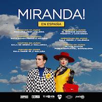 Conciertos de Miranda! en España en 2023
