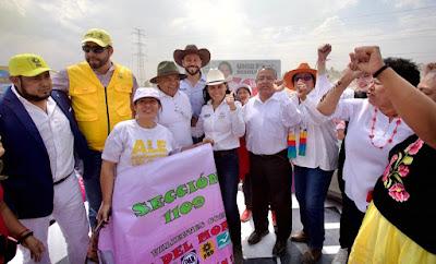 OFRECE ALEJANDRA DEL MORAL MEJORAR RED DE AGUA POTABLE PARA ECATEPEC Y CHICOLOAPAN