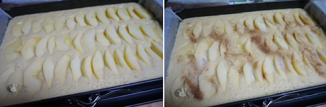 Coca de llanda con manzana Coca de llanda con manzana