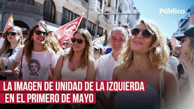 La izquierda se une el 1º de Mayo.