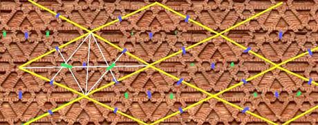 Simetría mudéjar en Santa Maria de Tobed Simetría mudéjar en Santa Maria de Tobed