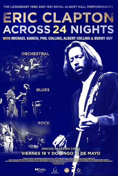 ‘Across 24 nights’, de Eric Clapton, en cines de toda España