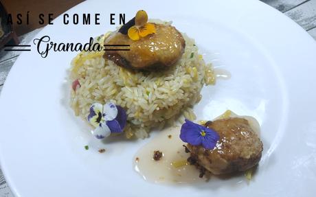 Arroz y pollo agridulce de Dabiz Muñoz