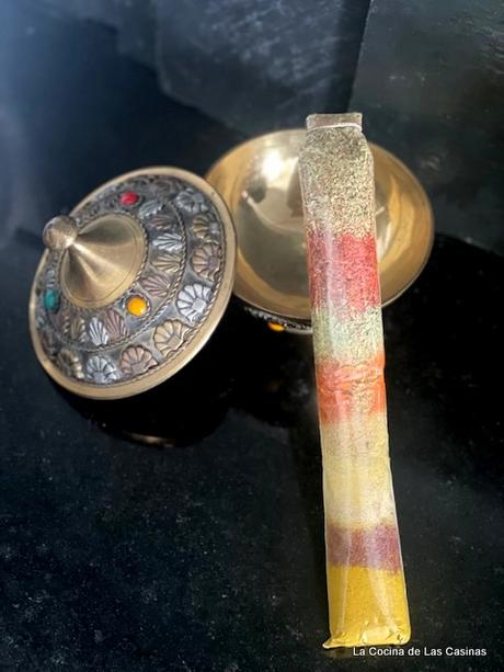 Bazlama relleno de  Pollo, Aceitunas y Kahvaltilik Poy Baharat #CookingTheChef: Gastronomía de Vanguardia