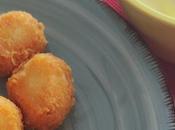 Huevos codorniz rebozados mayonesa curry