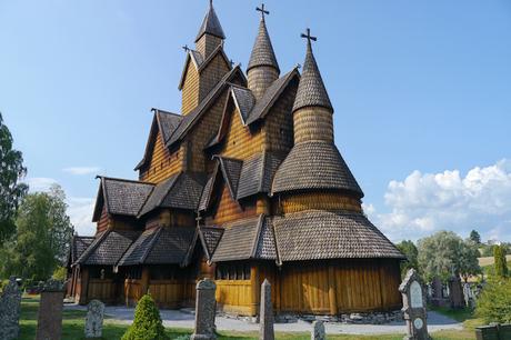 # 1 de iglesias de madera en Noruega