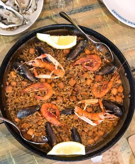 Casa Guinart, cocina de mercado en la mismísima Boqueria comer paella barcelona