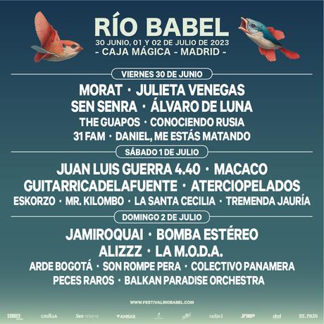Río Babel 2023: cartel completo por días
