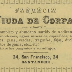 1903: farmacia Viuda de Corpas