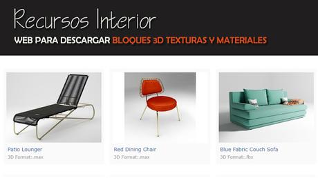 Descargar gratis bloques 3d max, texturas y materiales