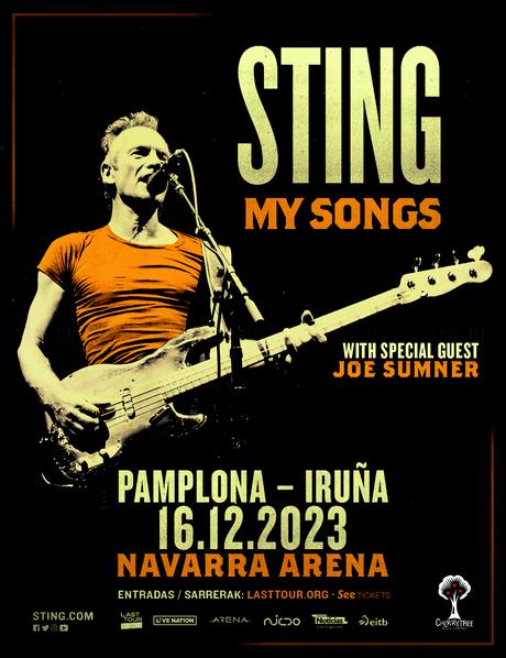 Concierto de Sting en Pamplona el 16 de diciembre