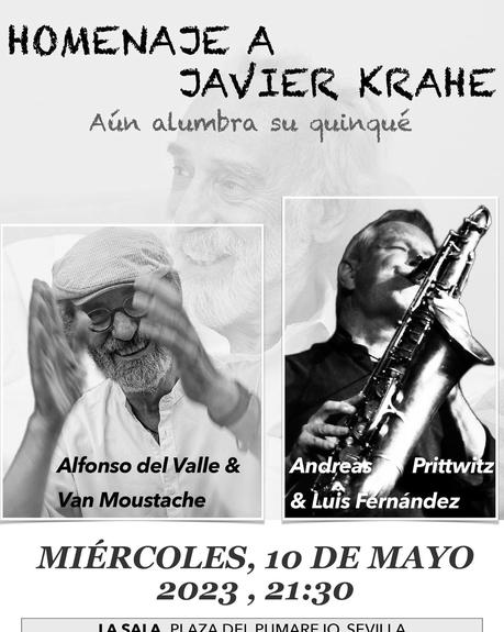 Homenaje a Krahe en la Sala con Alfonso del Valle y Andreas Prittwitz