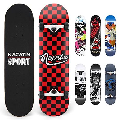 Monopatín NACATIN Skateboard Para Principiantes