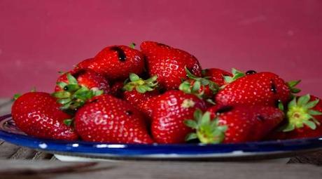 Fresas con Vinagre de Módena