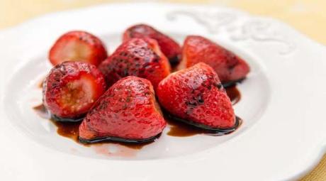 Fresas con Vinagre de Módena