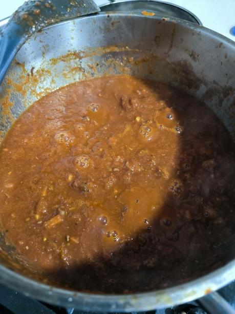 Tagliatelle con salsa de carne picada
