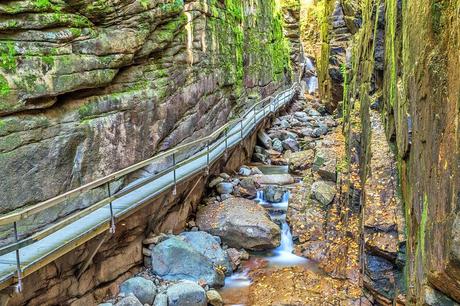 The Flume Gorge, Parque Estatal Franconia Notch