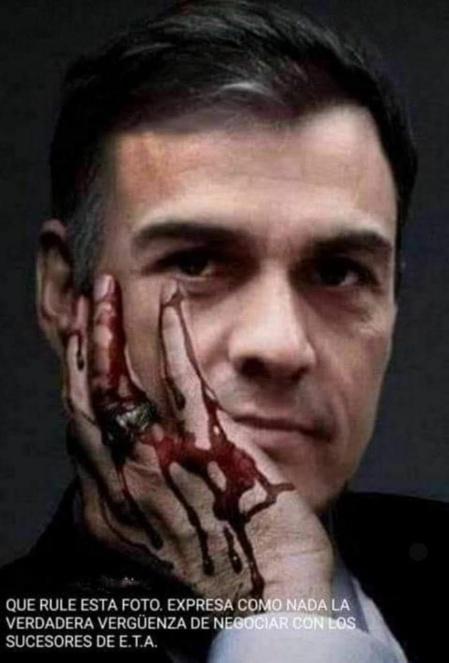 BILDU-ETA se cuela en la campaña de Pedro Sánchez y la tiñe de sangre